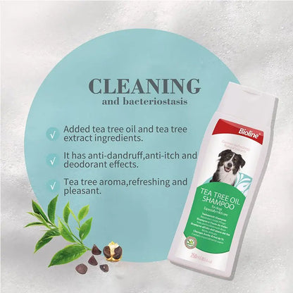 Bioline Tea Tree Oil Dog Shampoo-250ml