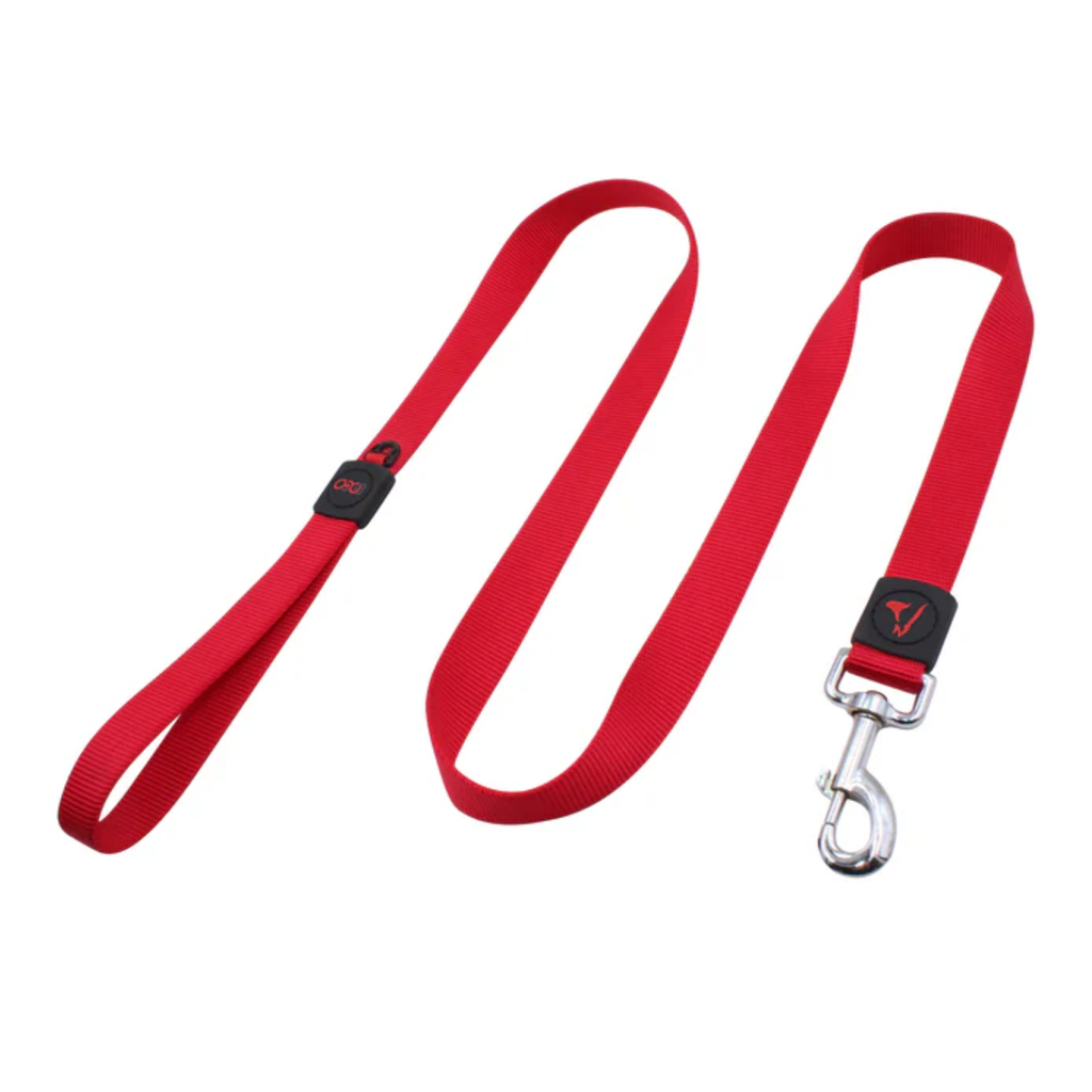 DOCO Signature Nylon Leash - 6ft-1.0 x 180cm (XS)-Red