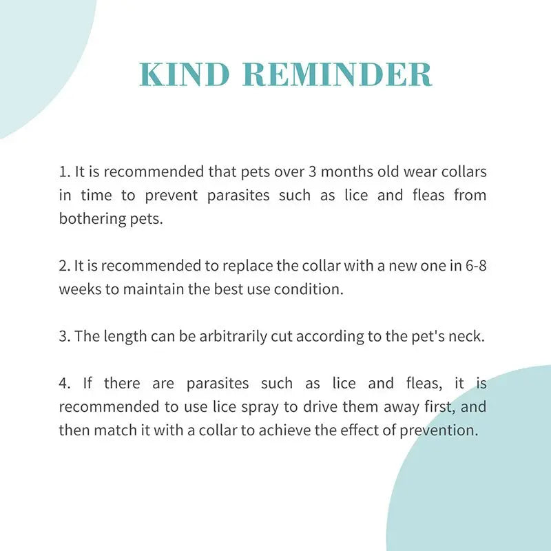Bioline Flea and Tick Dog Collar 60cm[Flavor - Eucalyptus & Lemon]