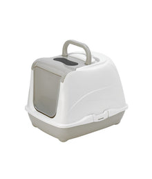 Moderna Flip Cat-Litter Box[Color - Grey, Size - XL]