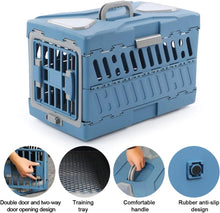 Pado Foldable Pet Carrier 56x33x37cm-Blue Colour