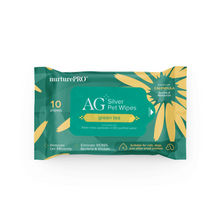 NurturePro AG+ Silver Pet Wet Wipes -Green Tea (10 Sheets/ Pack) -