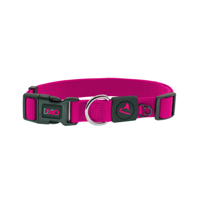 DOCO Signature Nylon Collar - 3.8 x 51-78cm[Color - Pink, Size - XL]