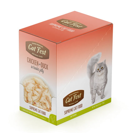 Cat Fest Chicken With Duck In Tender Jelly For Cats 70g