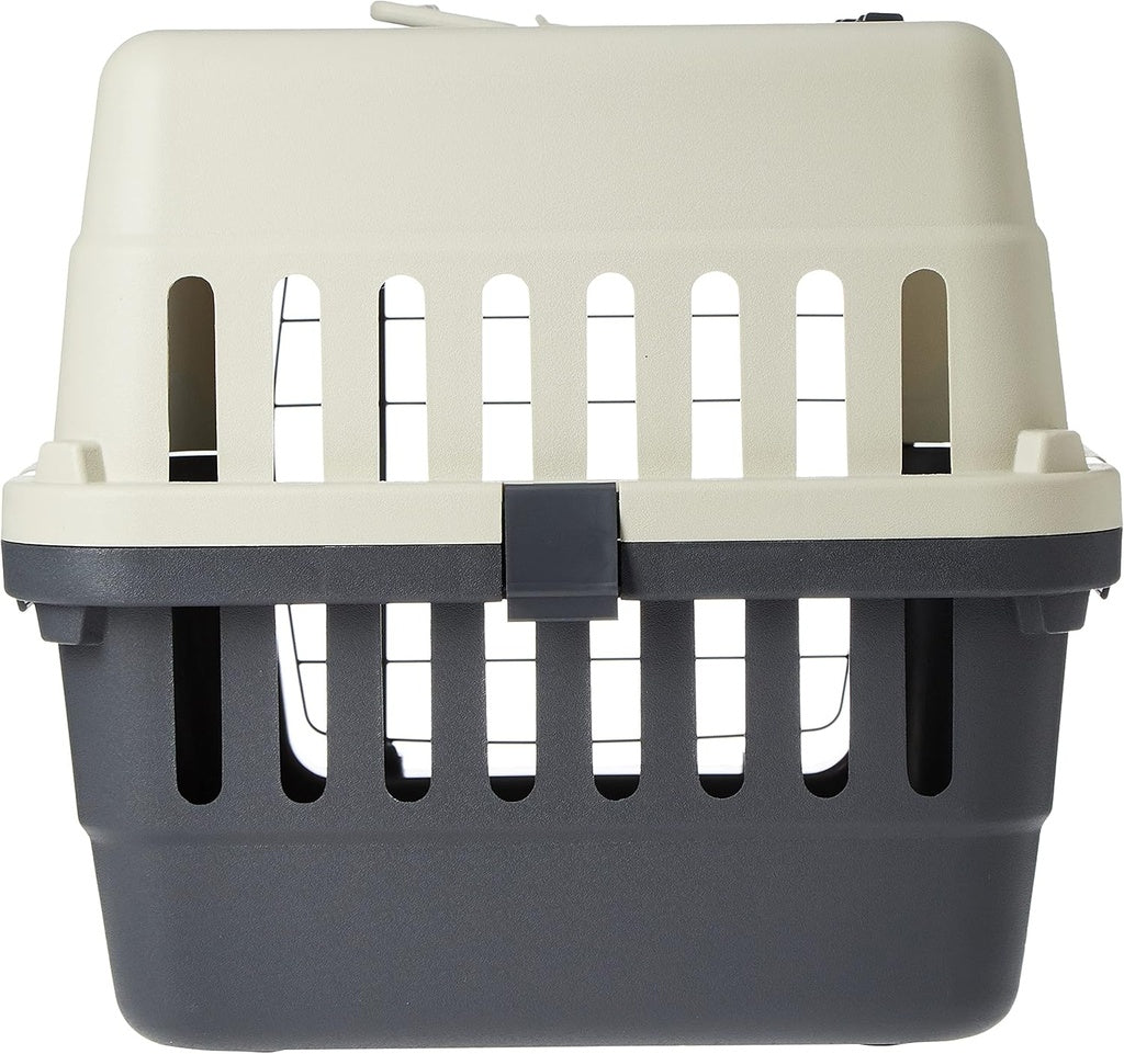 Pet Mode Plastic Pet Carrier Top & Spring Lock Front Door [Dimension - 50 x 35 x 32cm]