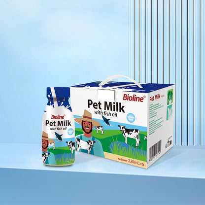 Bioline Pet Milk With Fish Oil For Cats & Dogs 220ml
