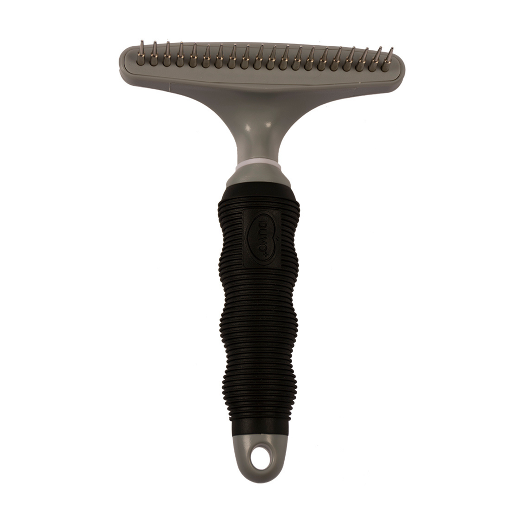 Duvo+ Dematting Rake 20 Pins Black/Grey