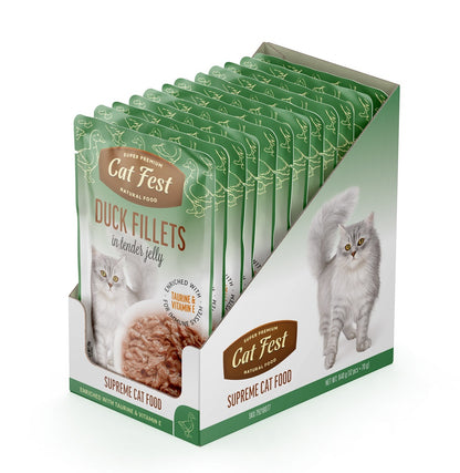 Cat Fest Duck Fillets In Tender Jelly For Cats 70g