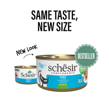 Schesir Complements Cat Wet Food  in Jelly Can- Tuna 6x70g