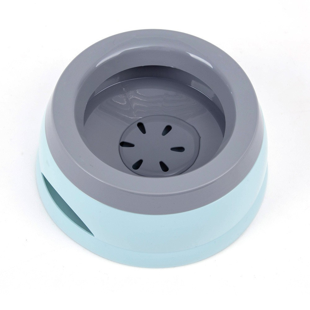 Pado Classic Round Anti Spill Pet Bowl 15.3ÃƒÆ’Ã¢â‚¬â€18.9ÃƒÆ’Ã¢â‚¬â€8cm-Blue