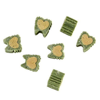 Duvo+ Chew! Stuffed Dental Bites 1cm - 140pcs - 420g, Green