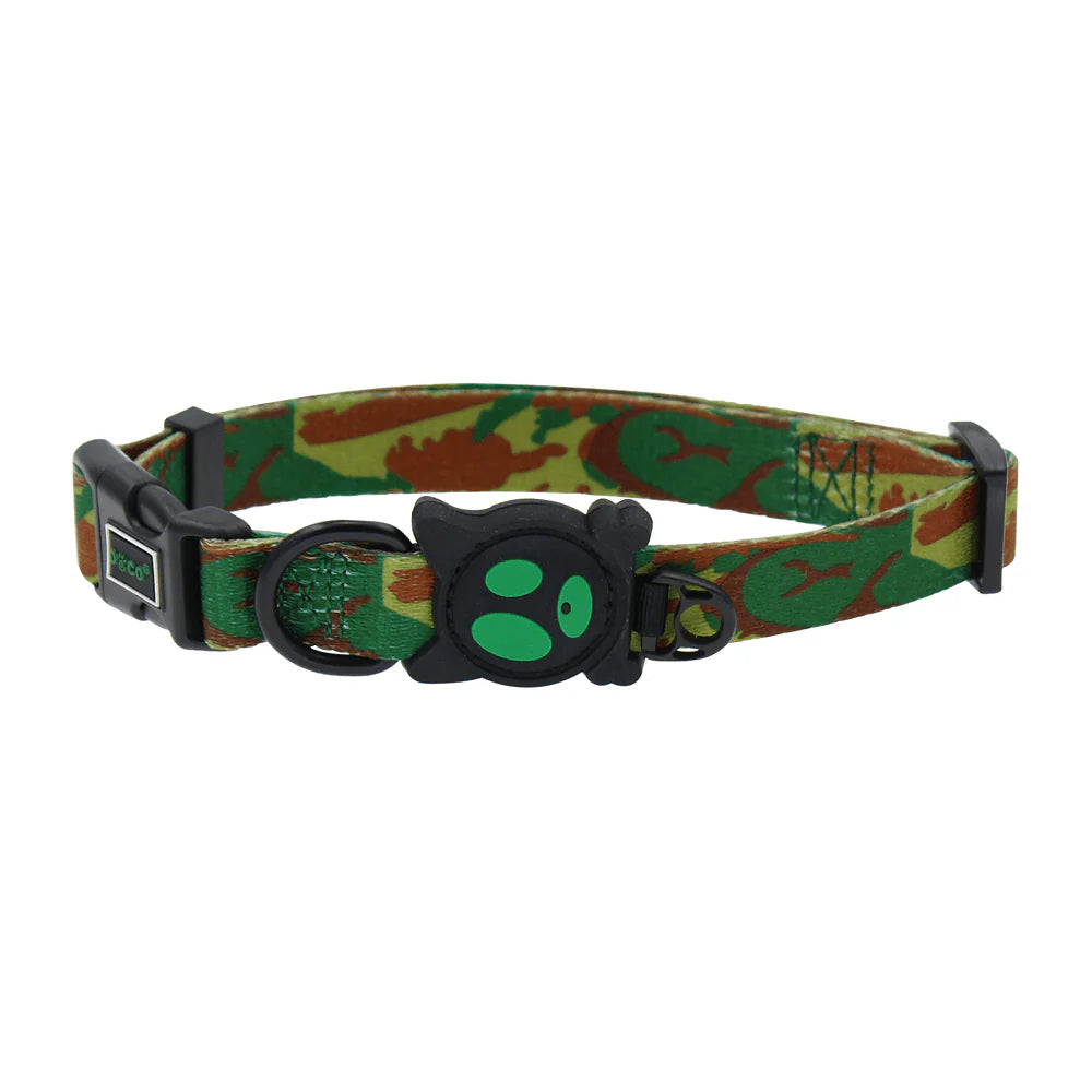 DOCO LOCO Collar - (DCL002)[Texture - Camouflage, Size - S]