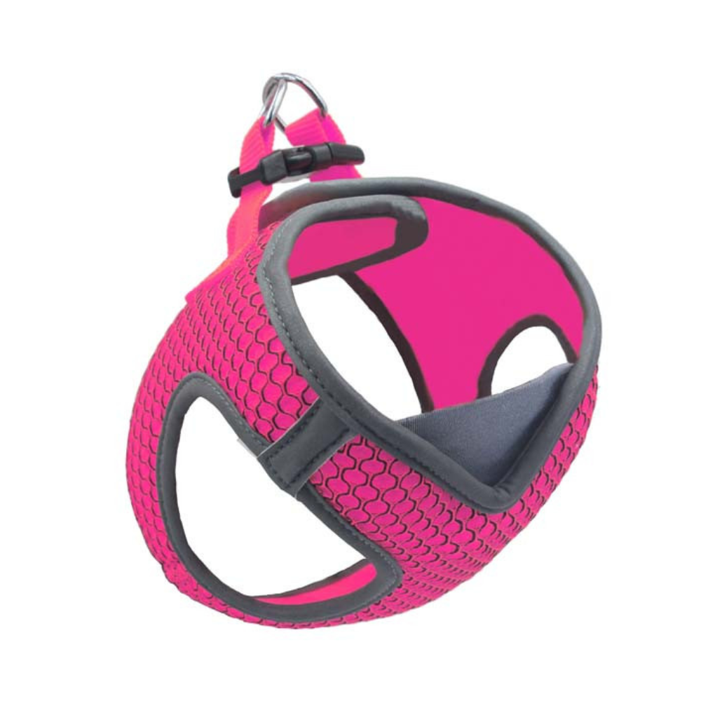 DOCO Athletica QUICK FIT V Mesh Reflective Harness 37-40cm / 3-4.5kg(S) Pink