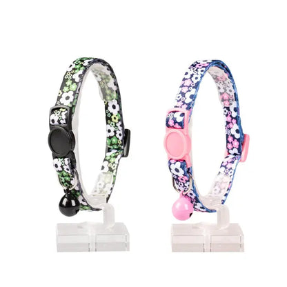 Duvo Cat Collar Nylon Mixed Colors 20 - 30cm / 10mm[Texture - Flowers]