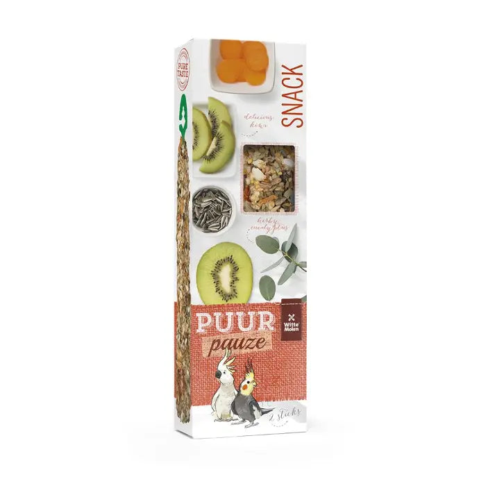 Witte Molen Puur Pauze Sticks with Kiwi & Eucalyptus for Cockatoo [Weight - 140g]