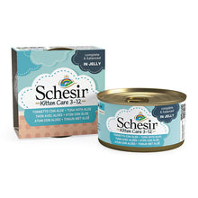 Schesir Kitten Care- Can In Jelly 3-12 Tuna with Aloe Wet Food 7x85g
