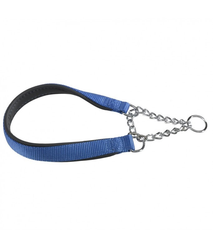 Ferplast Daytona CSS Semi - Pull - Out Collar With Soft Padding[Color - Blue, Dimension - 55 cm x 20mm]