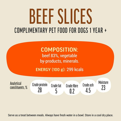 Dog Fest Beef Slices For Mini-Dogs - 55g (1.94oz)[Weight - 55g]