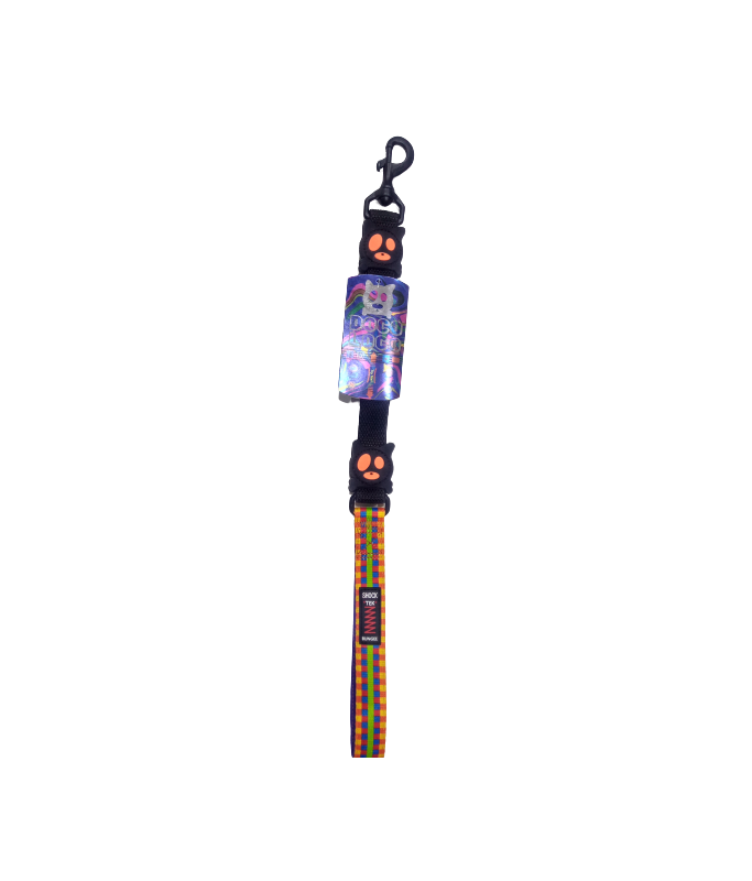 DOCO LOCO Shock Absorbing BUNGEE Leash - SHORT (DCLB1122)[Texture - Lime Street, Size - L]