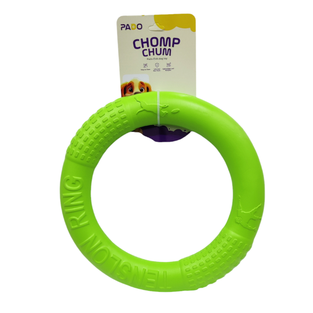 Pado Chomp Chum Ring EVA Toy-Green-ÃƒÂ¢Ã…â€™Ã¢â€šÂ¬26.5cm