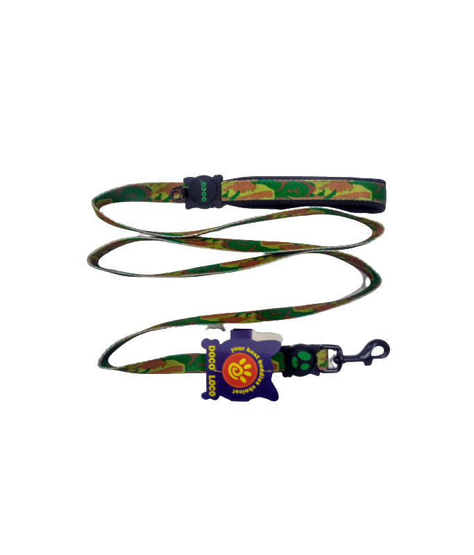 DOCOÂ® LOCO Leash - 6ft (DCL1072)[Texture - Camouflage, Size - M]
