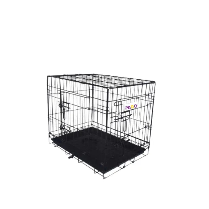 Pado Double Door Dog Crate with Mesh Floor, 61x44.5x51.5cm