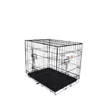 Pado Double Door Dog Crate with Mesh Floor, 61x44.5x51.5cm