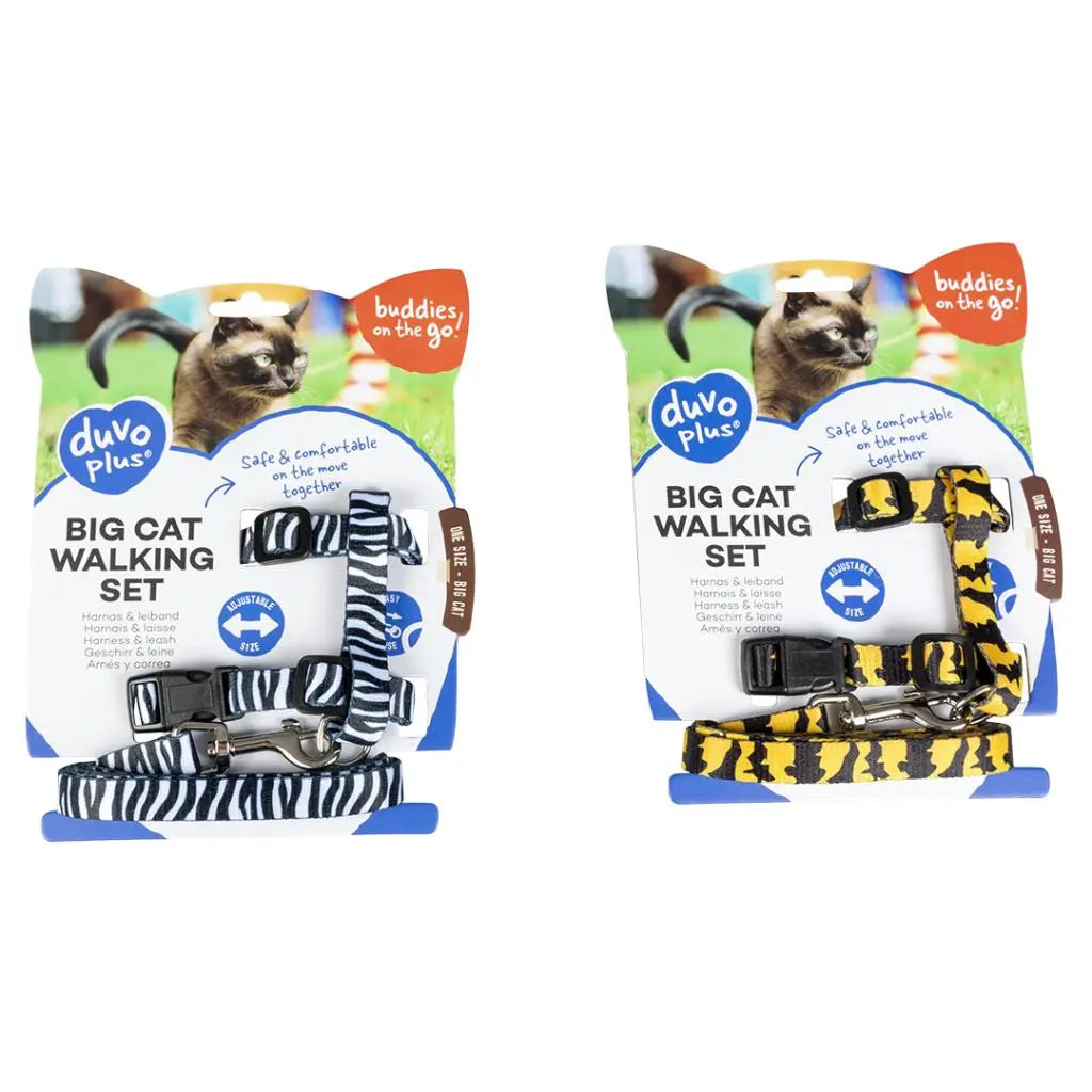 Duvo+ Big Cat Walking Set Zoo Mixed Colors 30-50cm / 12Mm - 125cm