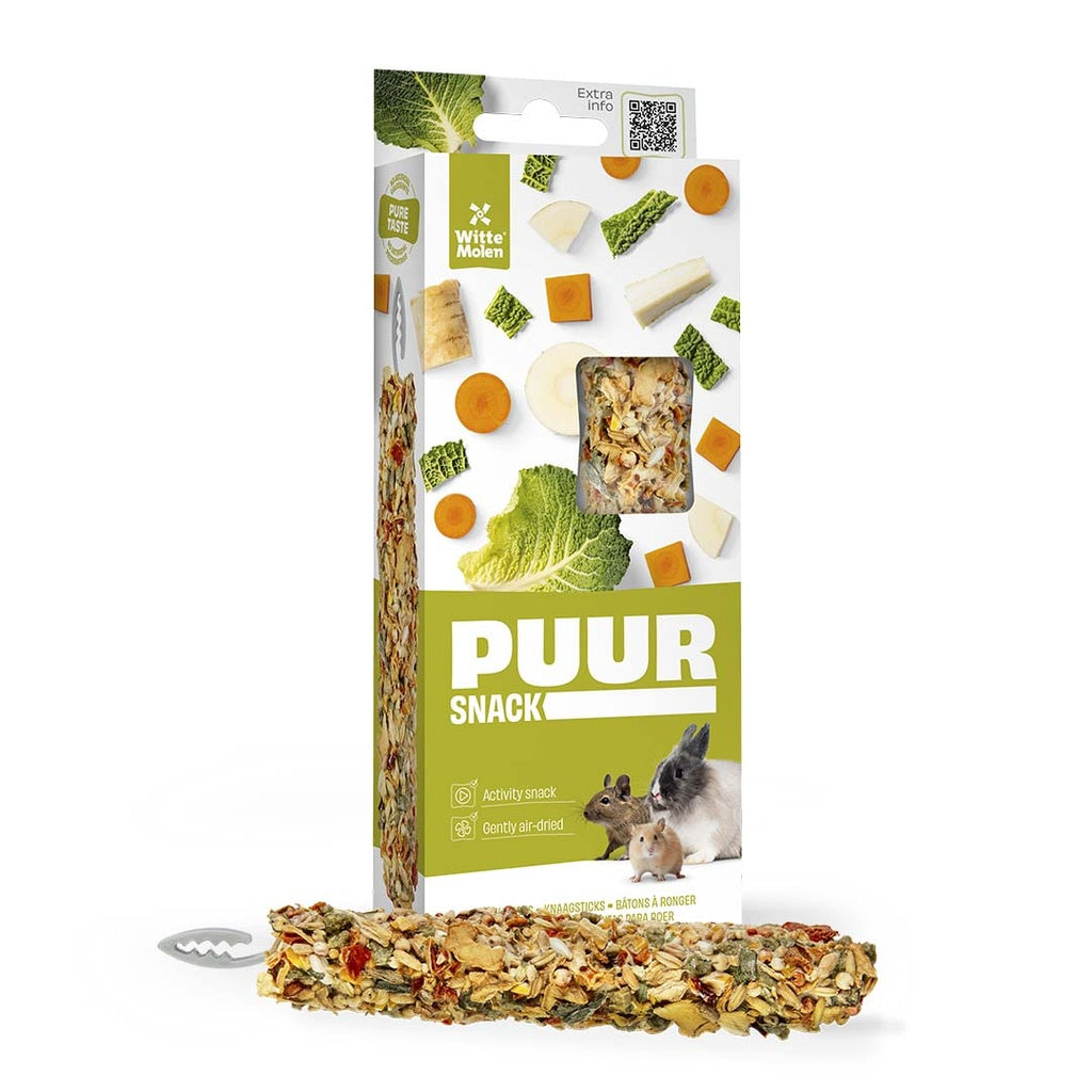 Witte Molen Chew Sticks With Parsnip & Cabbage For Rabbit & Small Animals - [Weight - 90g]