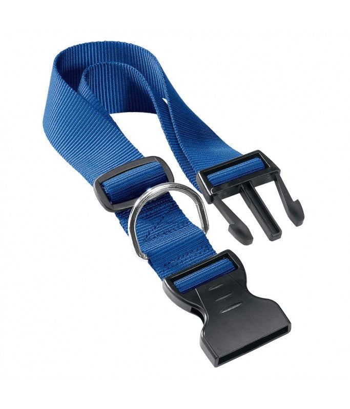 Ferplast Club C Nylon Collar For Dogs[Color - Blue, Dimension - 20-32cm x 10mm]