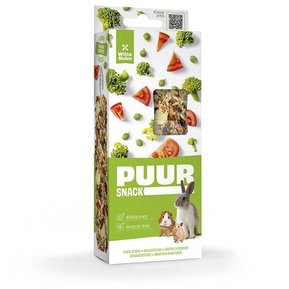 Witte Molen Chew Sticks With Pea & Tomato For Rabbit & Small Animals - [Weight - 90g]