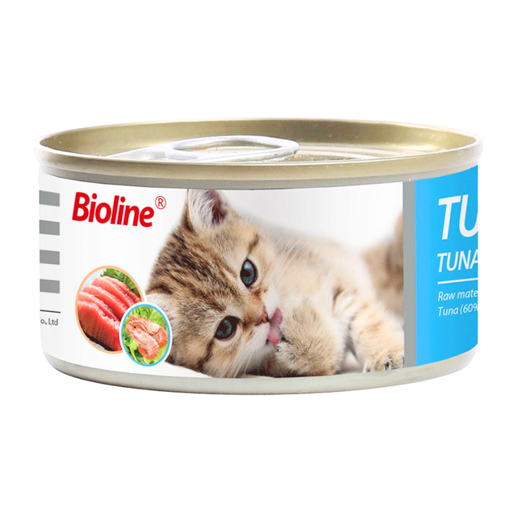 Bioline Cat Tuna Can 85g -Tuna & Shrimp