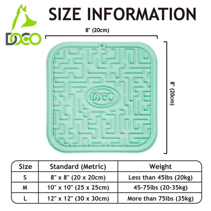 DOCO Licking Mats for Dogs and Cats 20cm x 20cm(O/S) Maldives