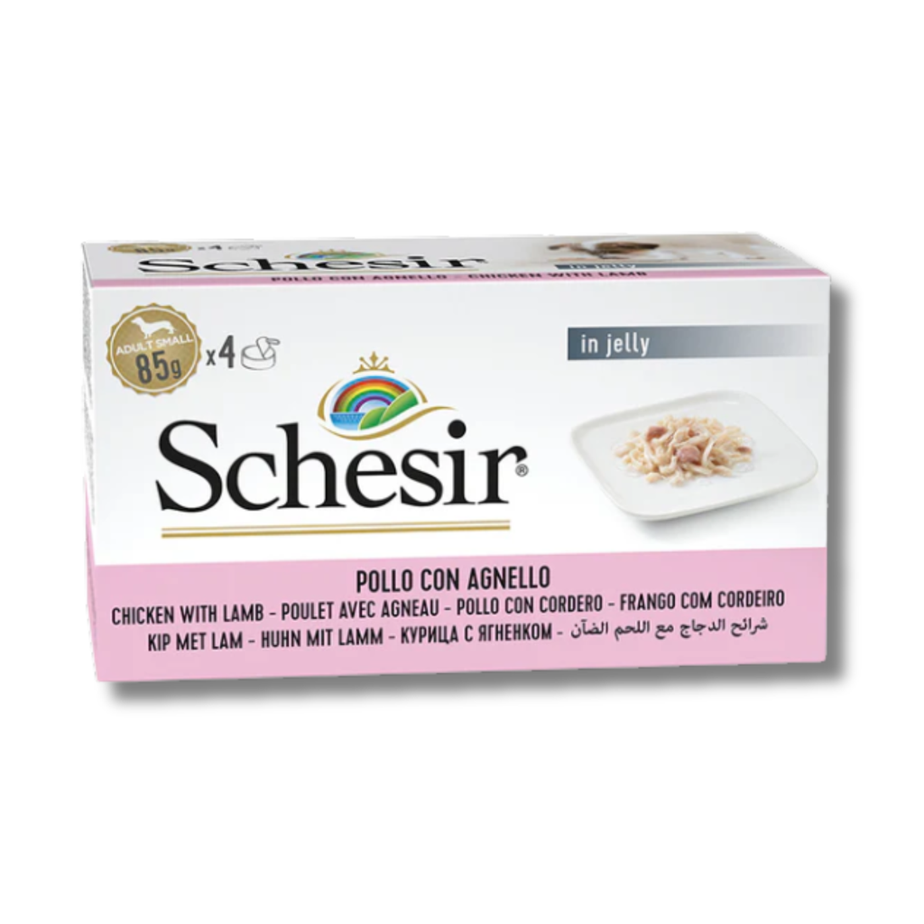 Schesir Dog Wet Food-Chicken Fillets With Lamb[Weight - 340g]