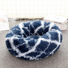 Pado Pet Fluffy Donut Cushion - Pattern[Size - XL, Dimension - 70 x 20cm]