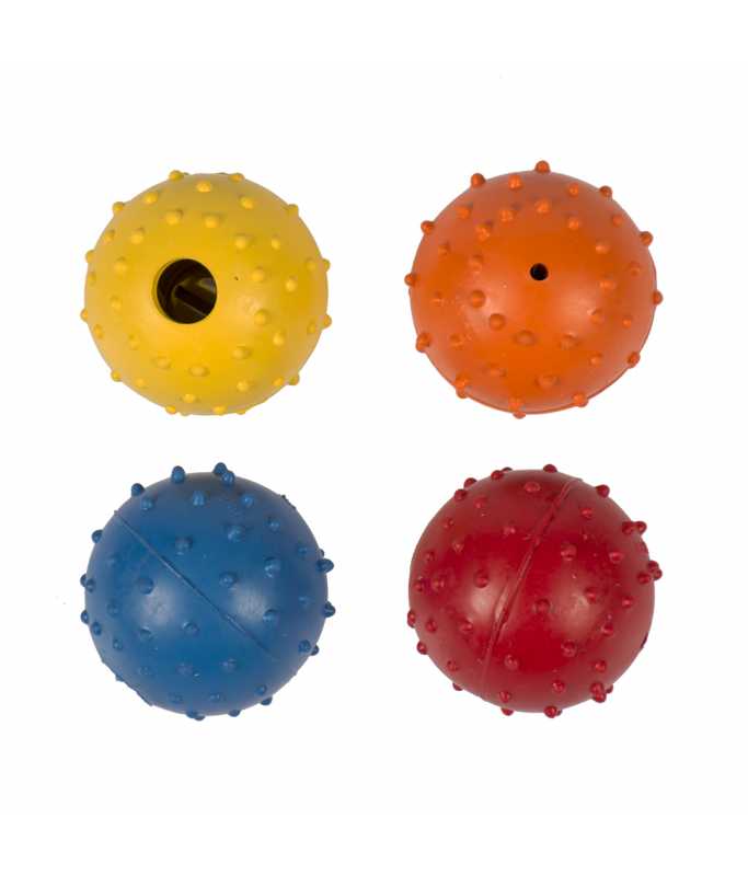 Duvo+ Rubber Dental Ball Mix Mixed Colors - 5 cm[Diameter - ÃƒËœ5 cm]