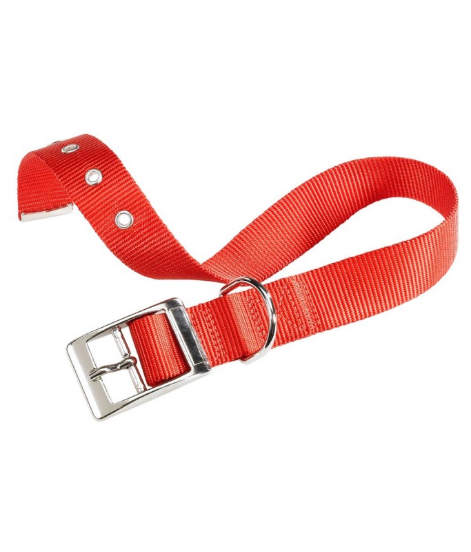Ferplast Club CF Collar[Color - Maroon, Dimension - 37-45cm x 25mm]