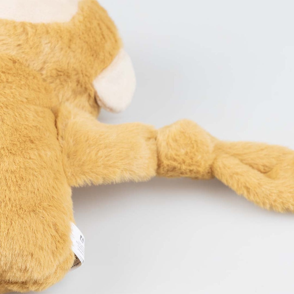 Duvo+ Plush Pawbies Monkey Crackle Dog Toy 23x9x33cm - Brown