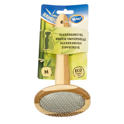 DUVO Bamboo Slicker Brush[Size - M]