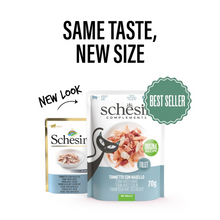 Schesir Complements Cat Wet Food  in Jelly Pouch- Tuna With Hake 6x70g