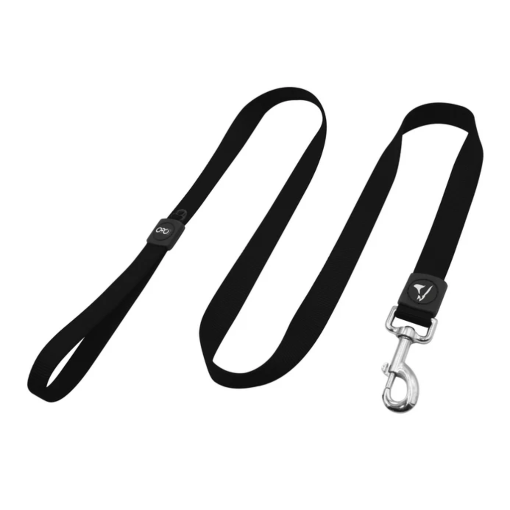 DOCO Signature Nylon Leash - 6ft-1.0 x 180cm (XS)-Black
