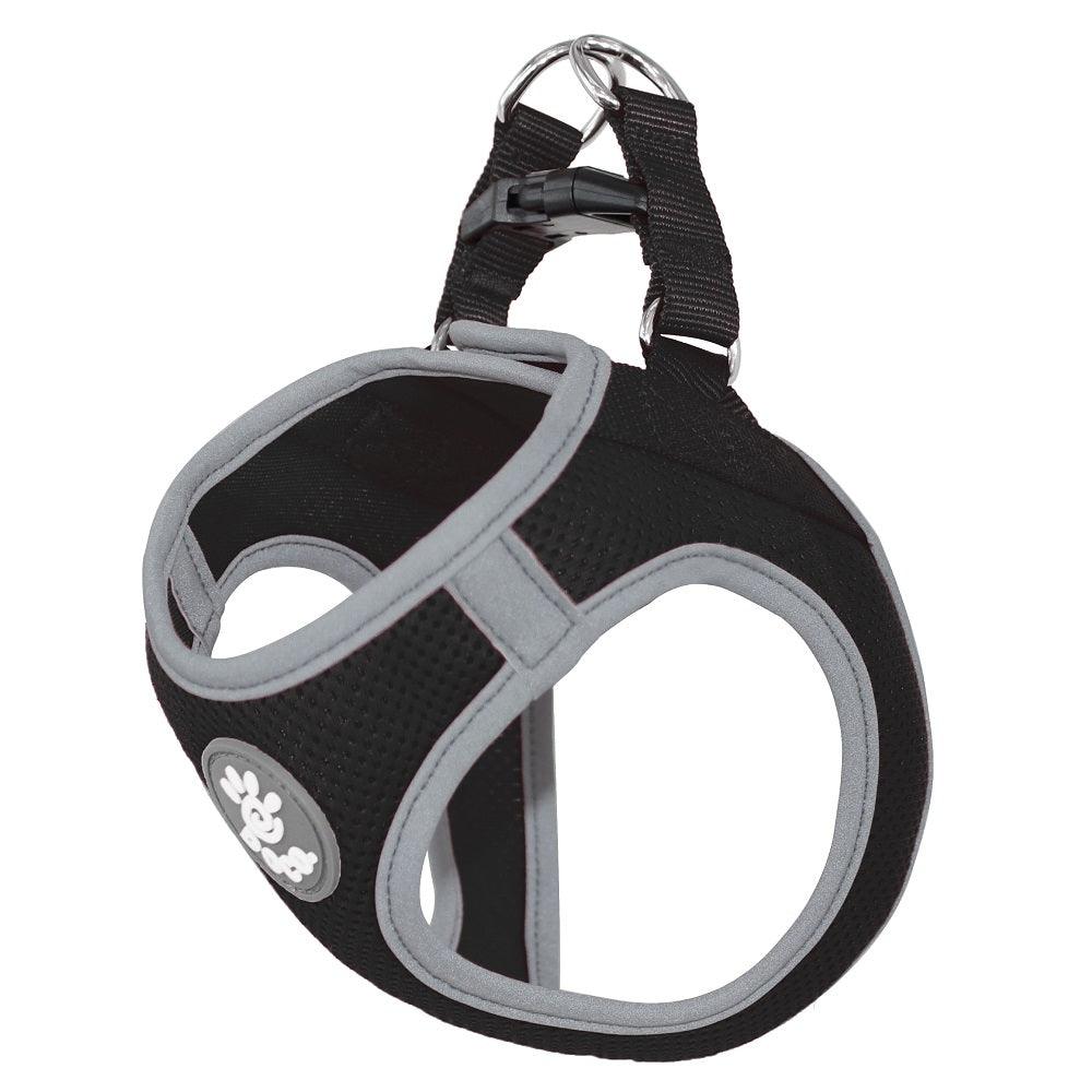 DOCO Athletica QUICK FIT Reflective Harness X.Small-34-36cm / 2-3kg-Black