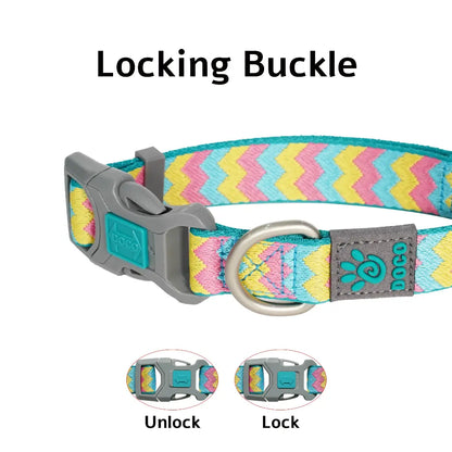 DOCO Jacquard Weave Collar-2.0 x 27-37cm [Size-Small]