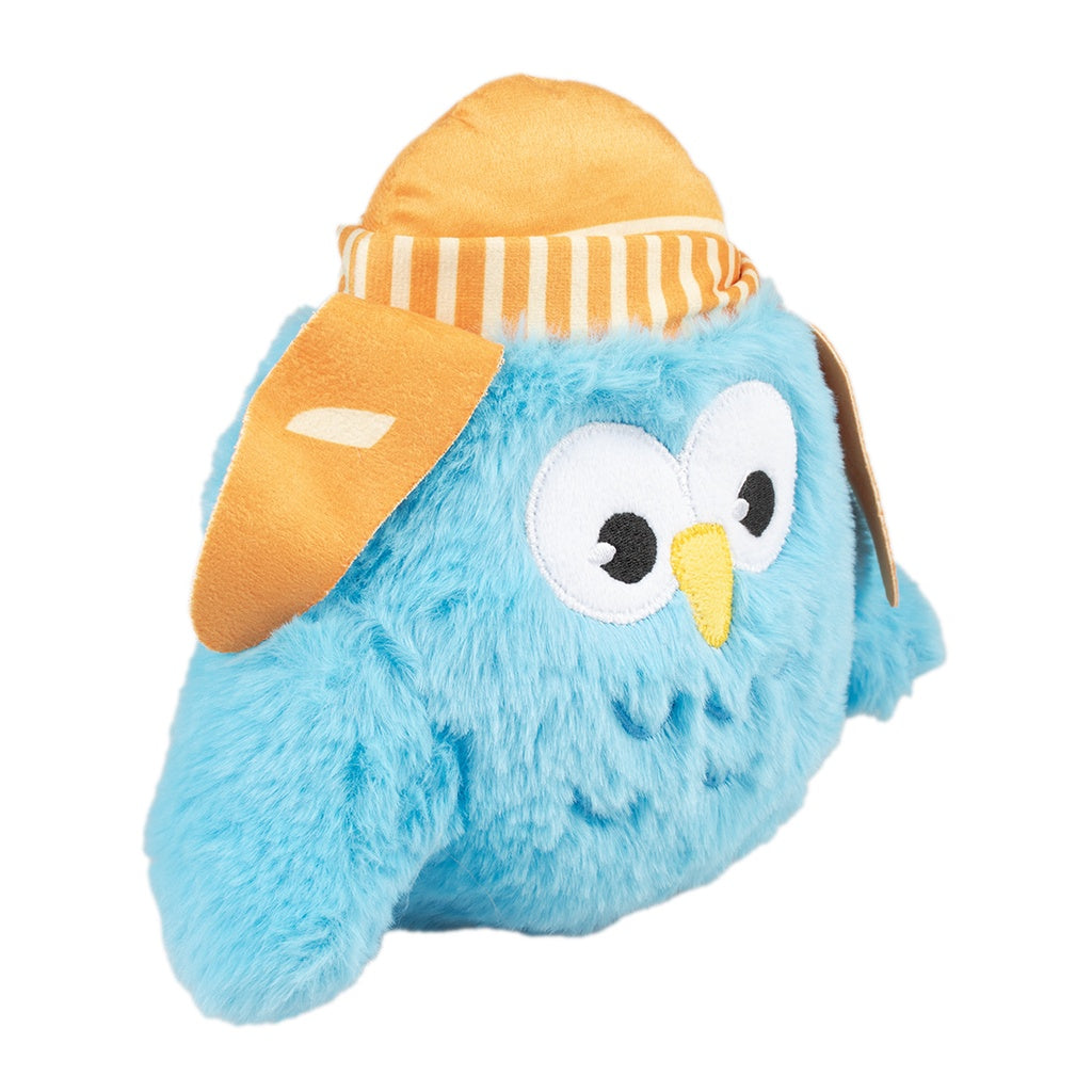 Duvo+ Plush Owl Boy 24X17X8cm Blue