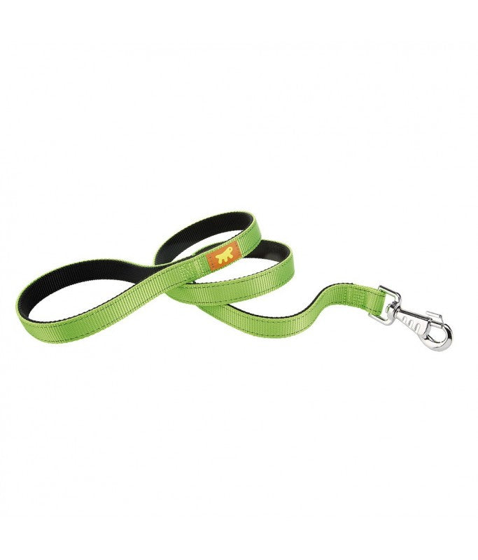 Ferplast DUAL G COLORS Nylon Dog Leash[Color - Green, Dimension - 15mm x L 110cm]