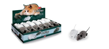 Padovan Wind-Up Mouse, Cat Toy - 12pcs/Box