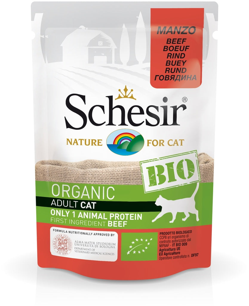 Schesir Bio Beef For Cats  8x85g