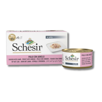 Schesir Dog Wet Food-Chicken Fillets With Lamb[Weight - 340g]
