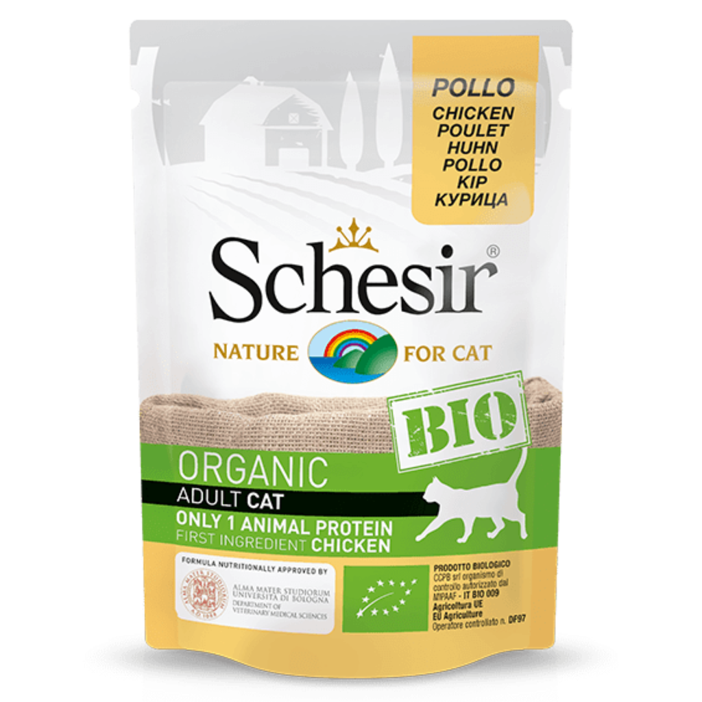 Schesir Bio Chicken for Cats 8x85g