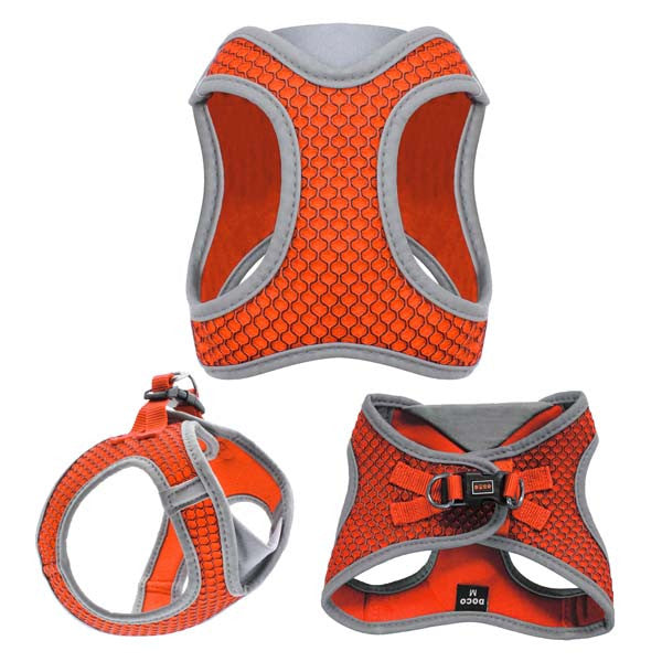 DOCO Athletica QUICK FIT V Mesh Reflective Harness 37-40cm / 3-4.5kg(S) Pink